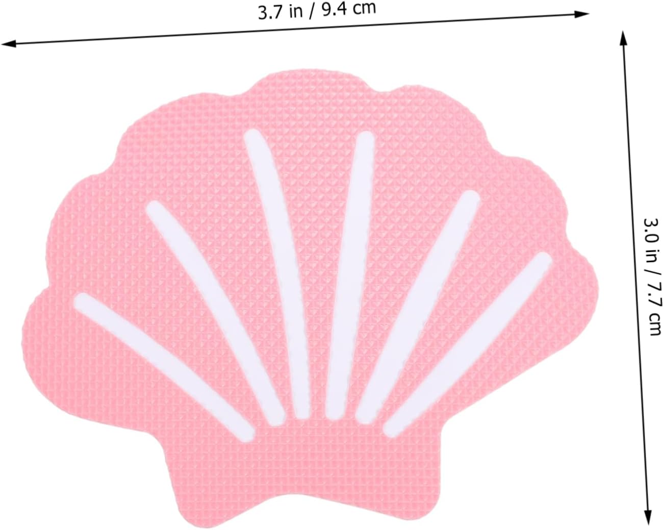 LIFKOME 12Pcs Shell Shaped Slip Bathroom Stickers