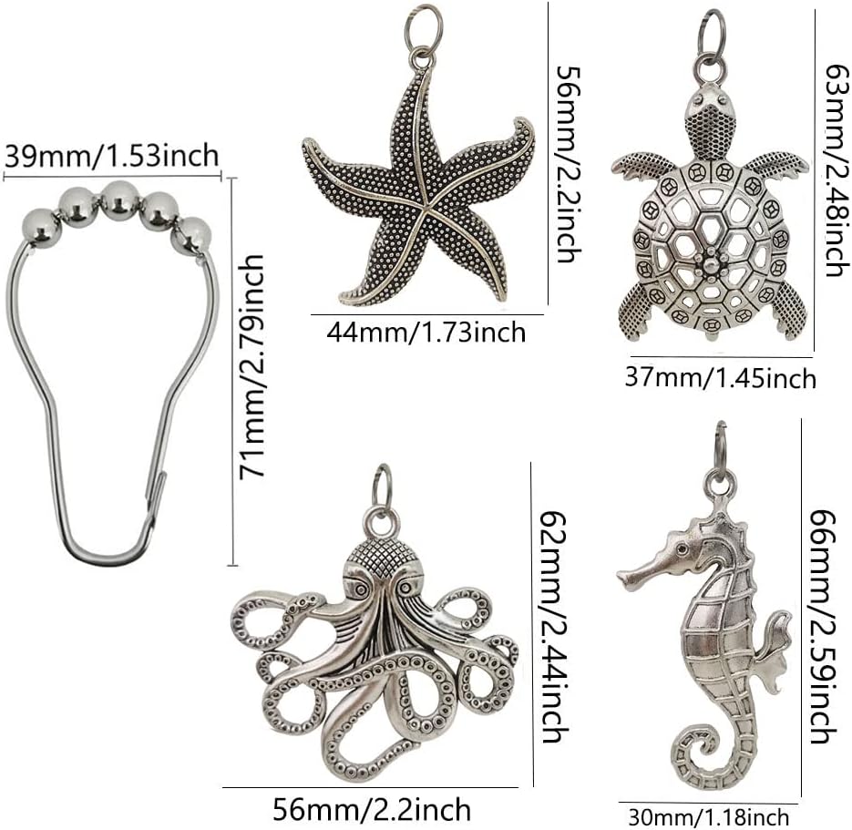 Silver-Plated Animal Hook Set