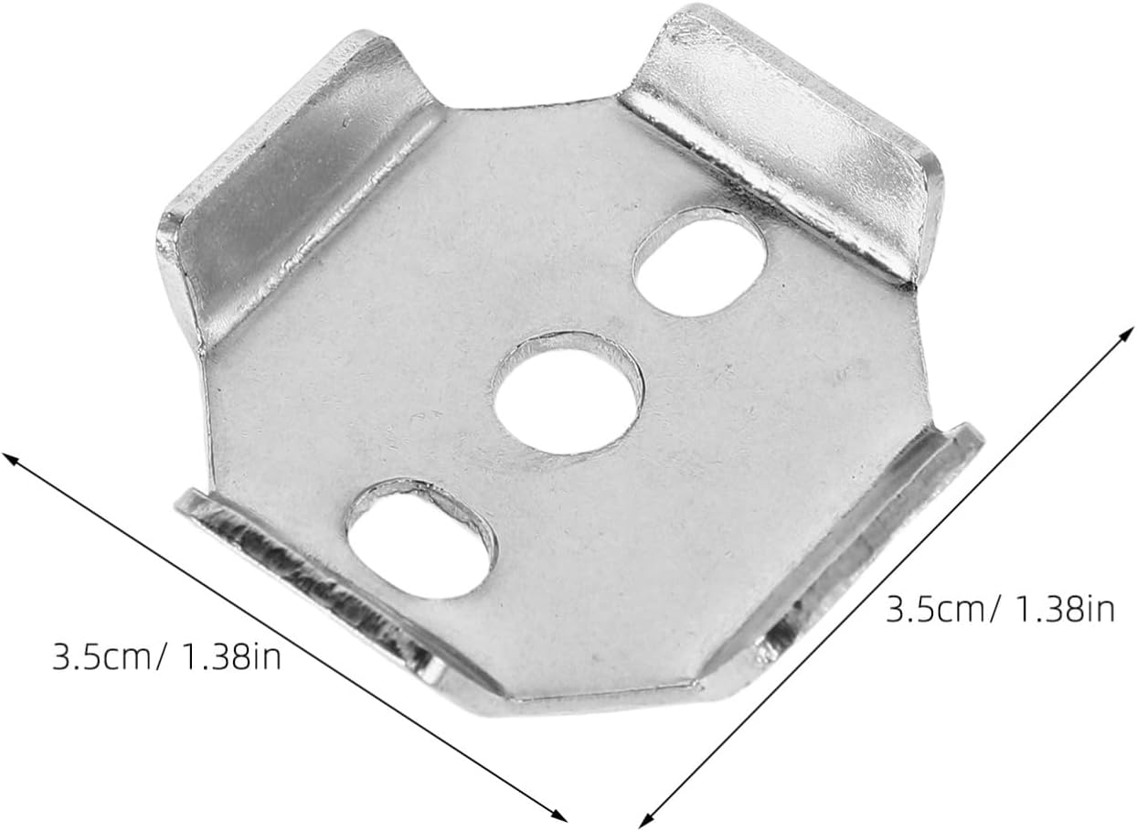 Amosfun 2-Piece Mounting Bracket for Bath Towel Rack and Toilet Holder