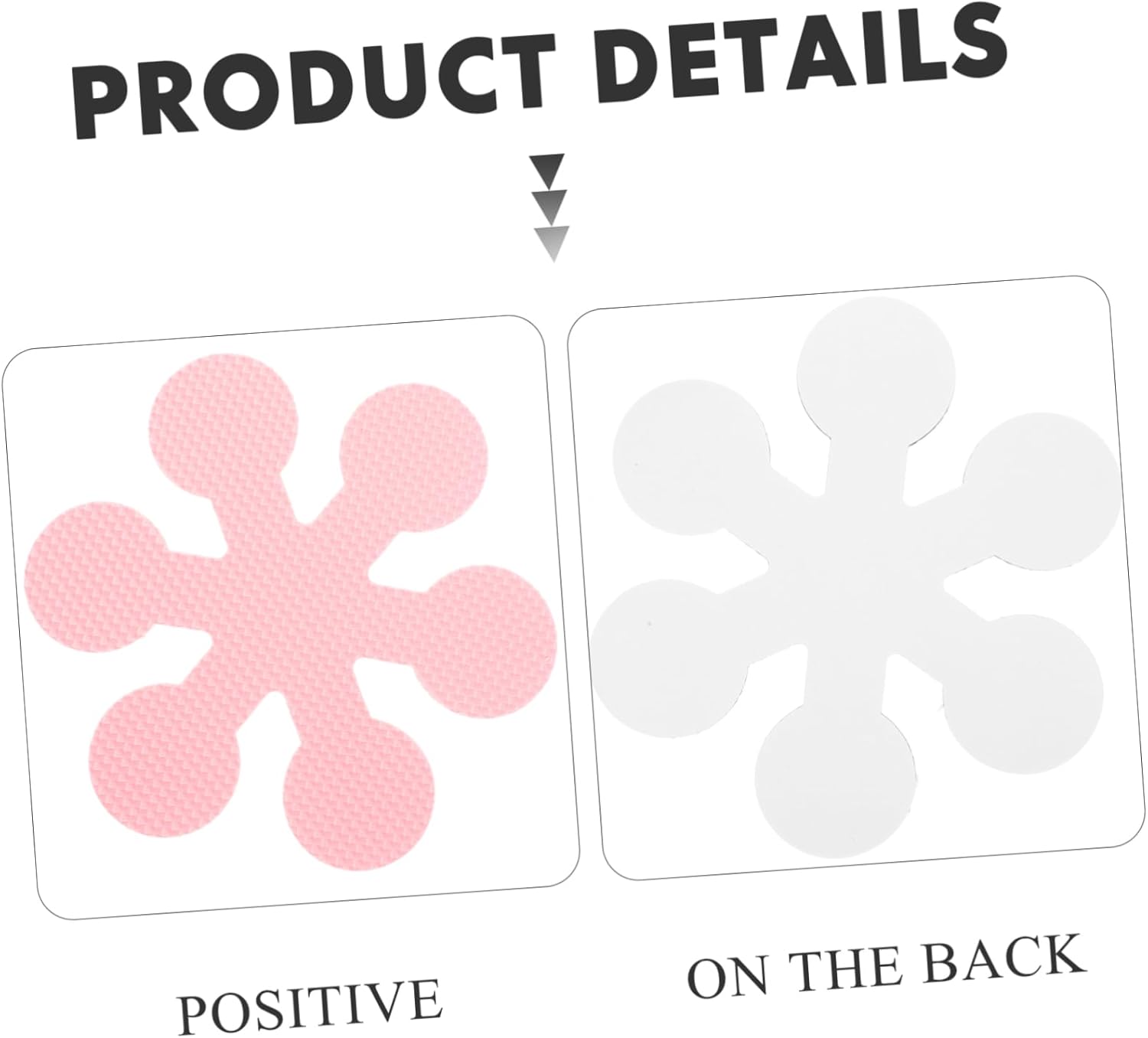 BEBEMOKO Non-Slip Shower Sticker Set for Bathrooms
