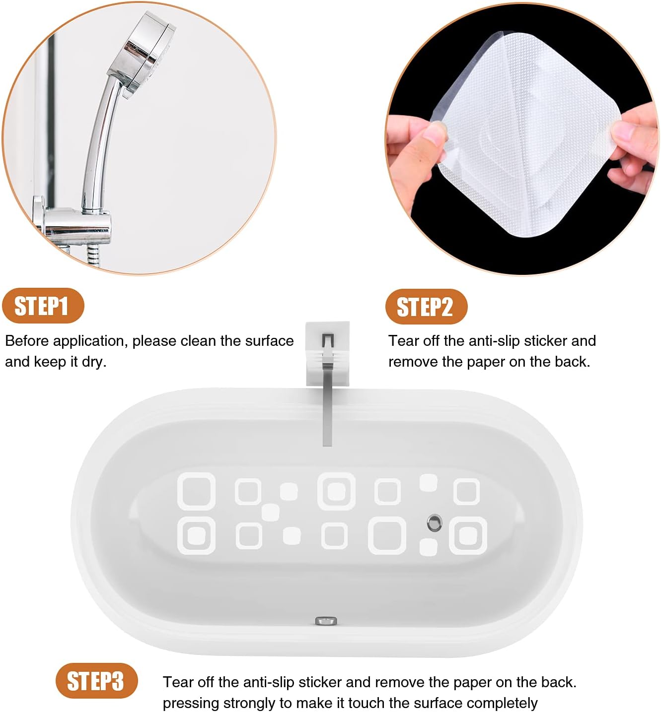 Non-Slip Bathtub Safety Stickers