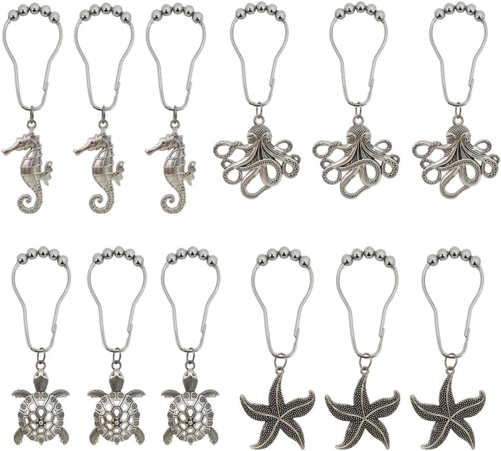 Silver-Plated Animal Hook Set
