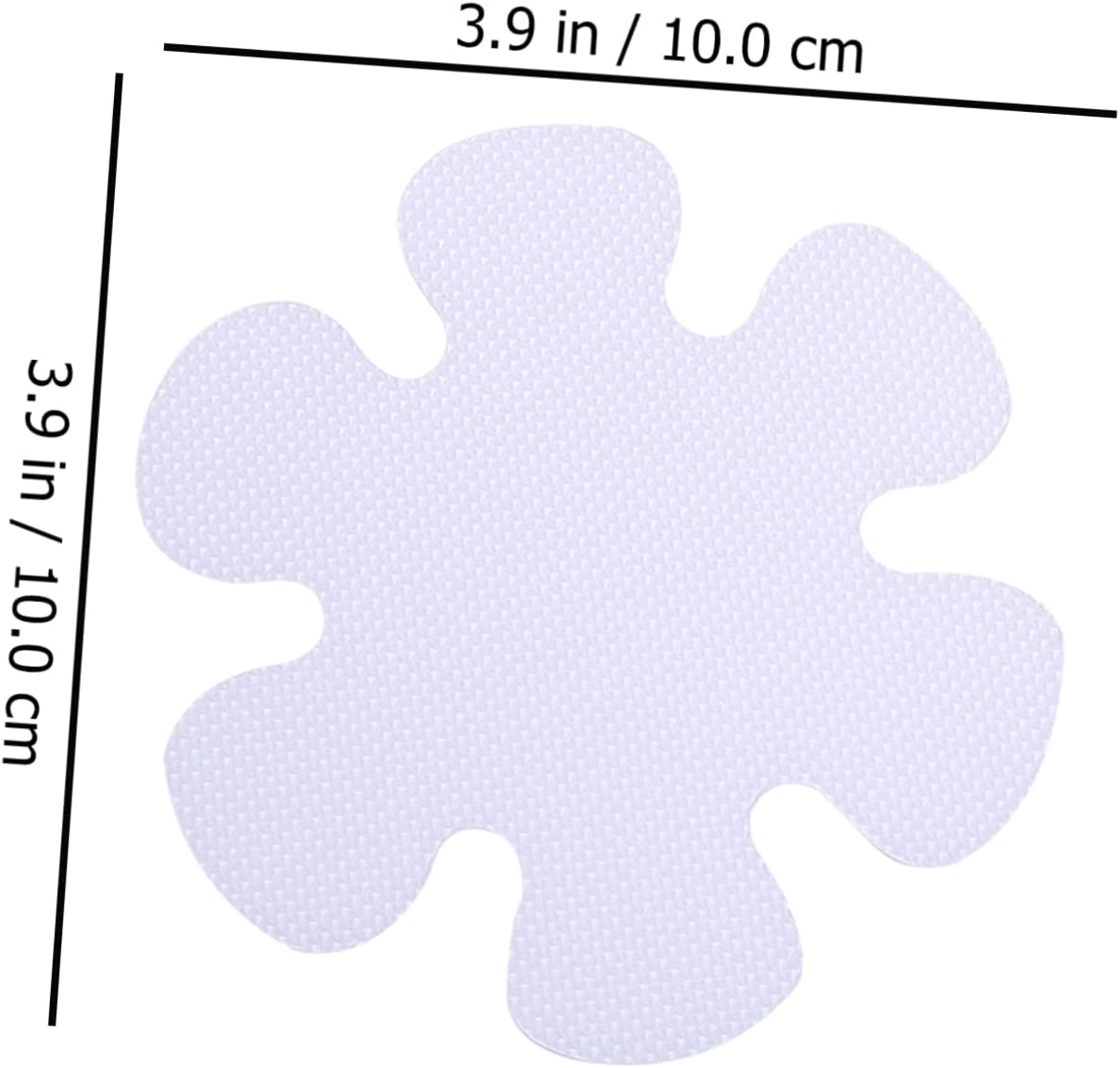 Wakauto 20Pcs Flower Shape Non-Slip Bath Safety Stickers