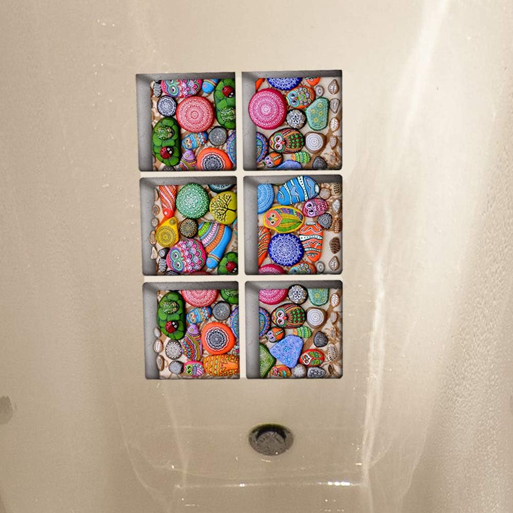 AILEGOU 3D Non-Slip Bathtub Sticker