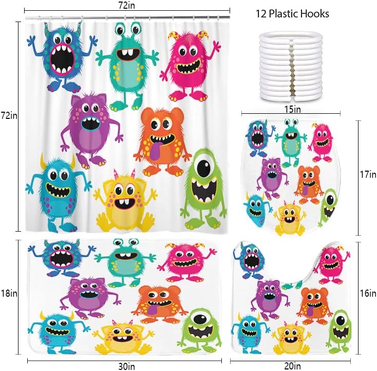 LOKMU 4-Piece Bath Set for Kids