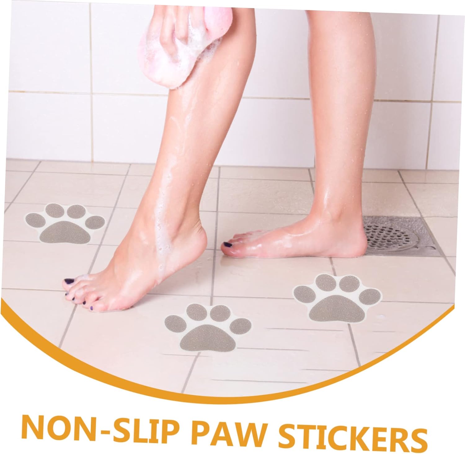 10-Piece Slip-Paw Non-Slip Bathtub Decals