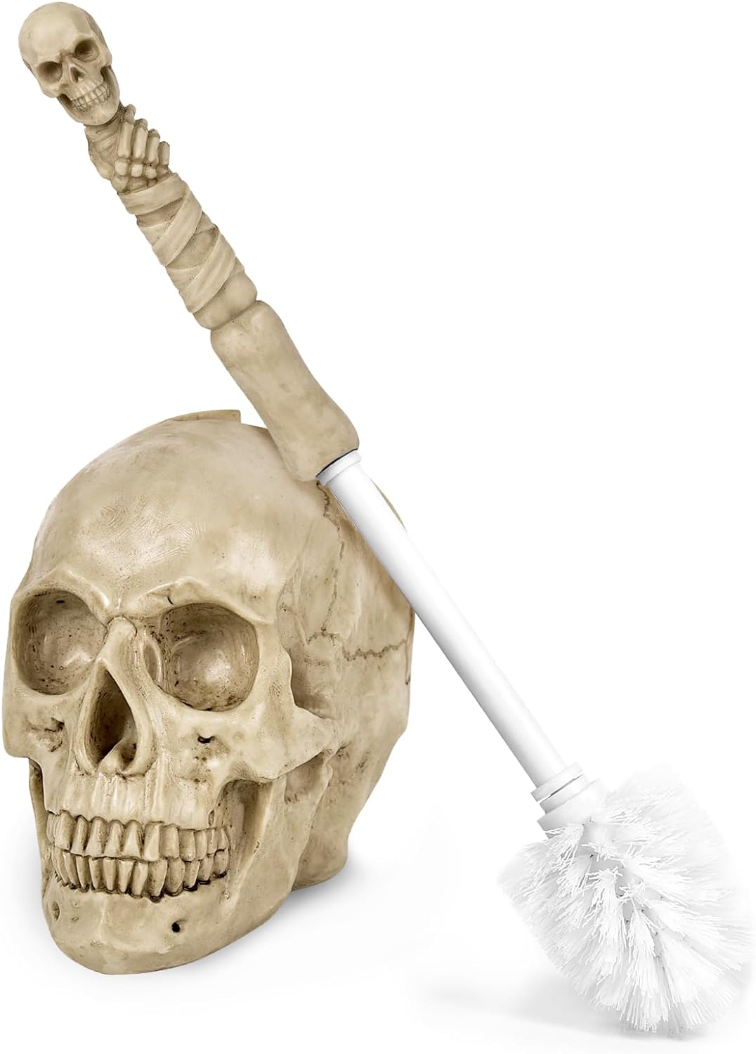 Gothic Skeleton Toilet Set for Halloween