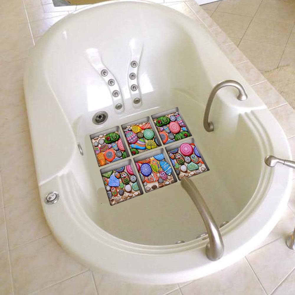 AILEGOU 3D Non-Slip Bathtub Sticker