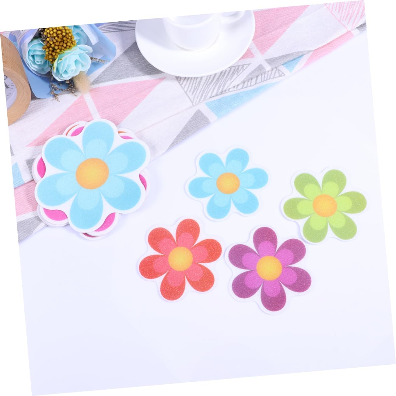 Slip-Proof Bath Tub Stickers 10pcs Self-Adhesive for Safety