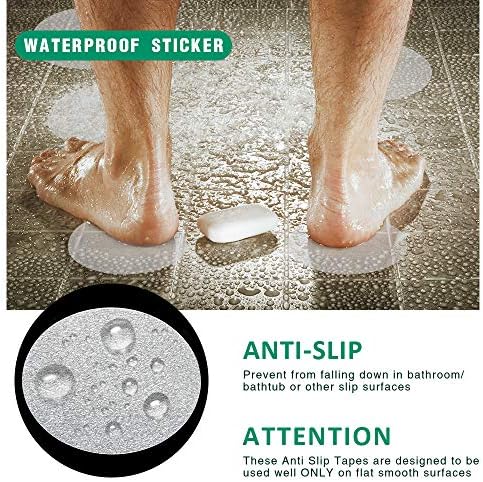 Non-Slip Bathtub Stickers Safe Durable Anti-Slip Bath Sticker Set