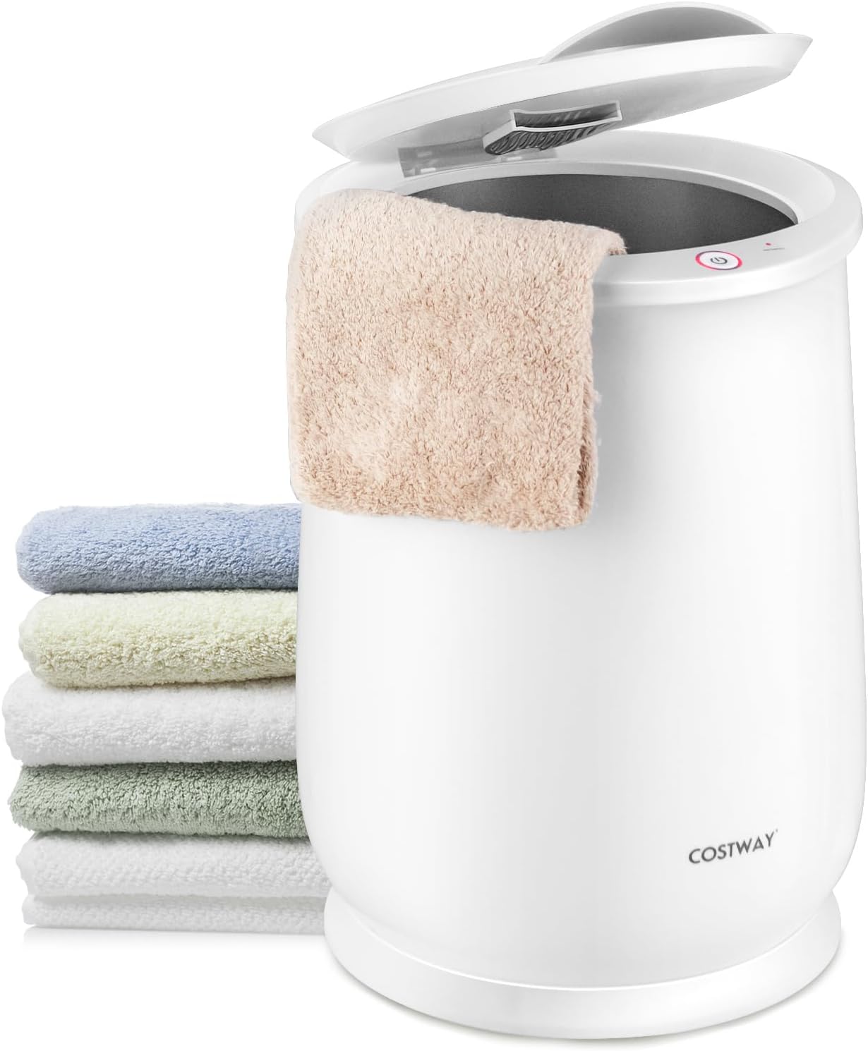 COSTWAY 21L Large Towel Heater with Flip-top Lid