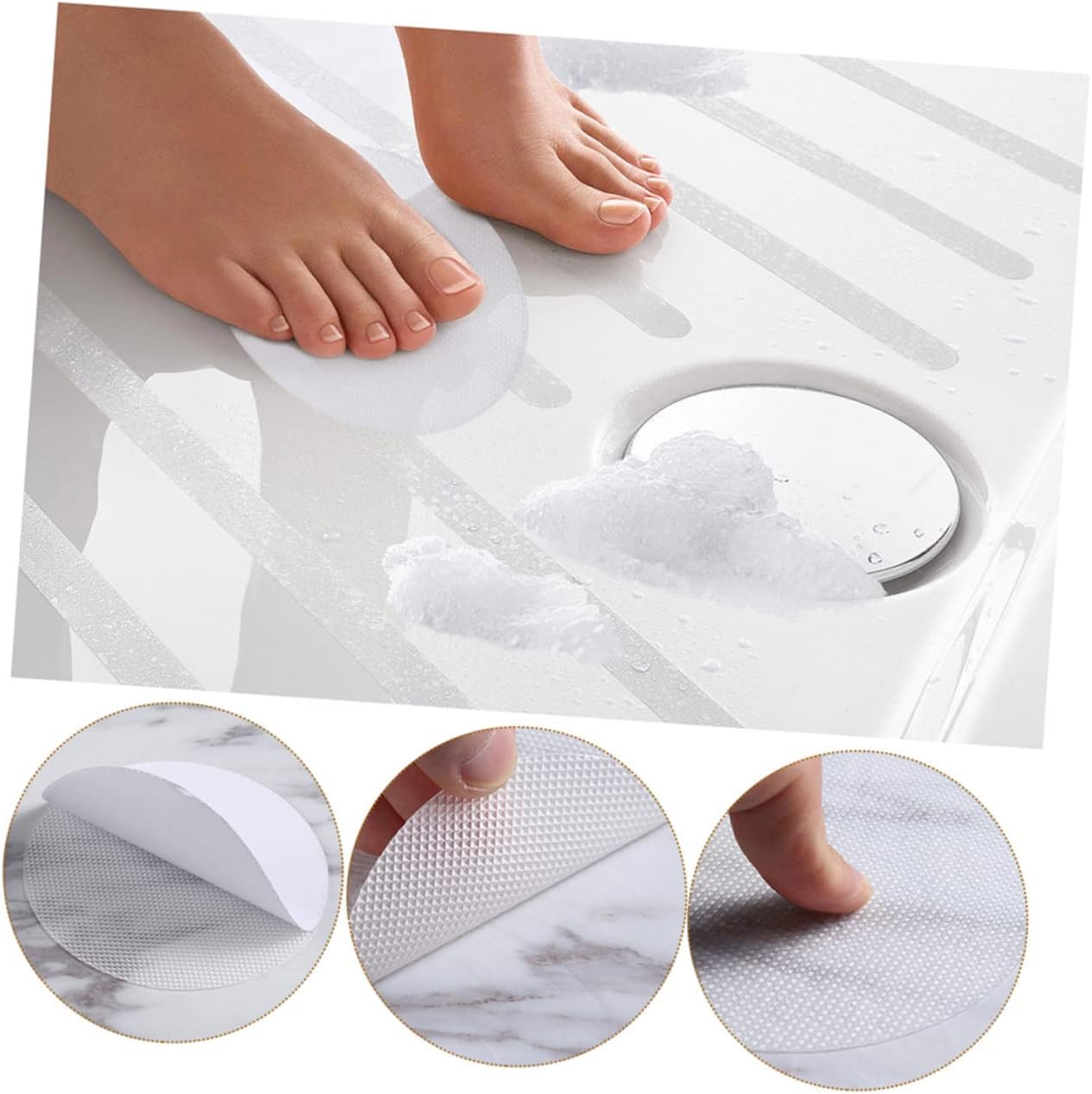 Anti-Slip Bath Tub Stickers 36pcs for Safety in Bathroom