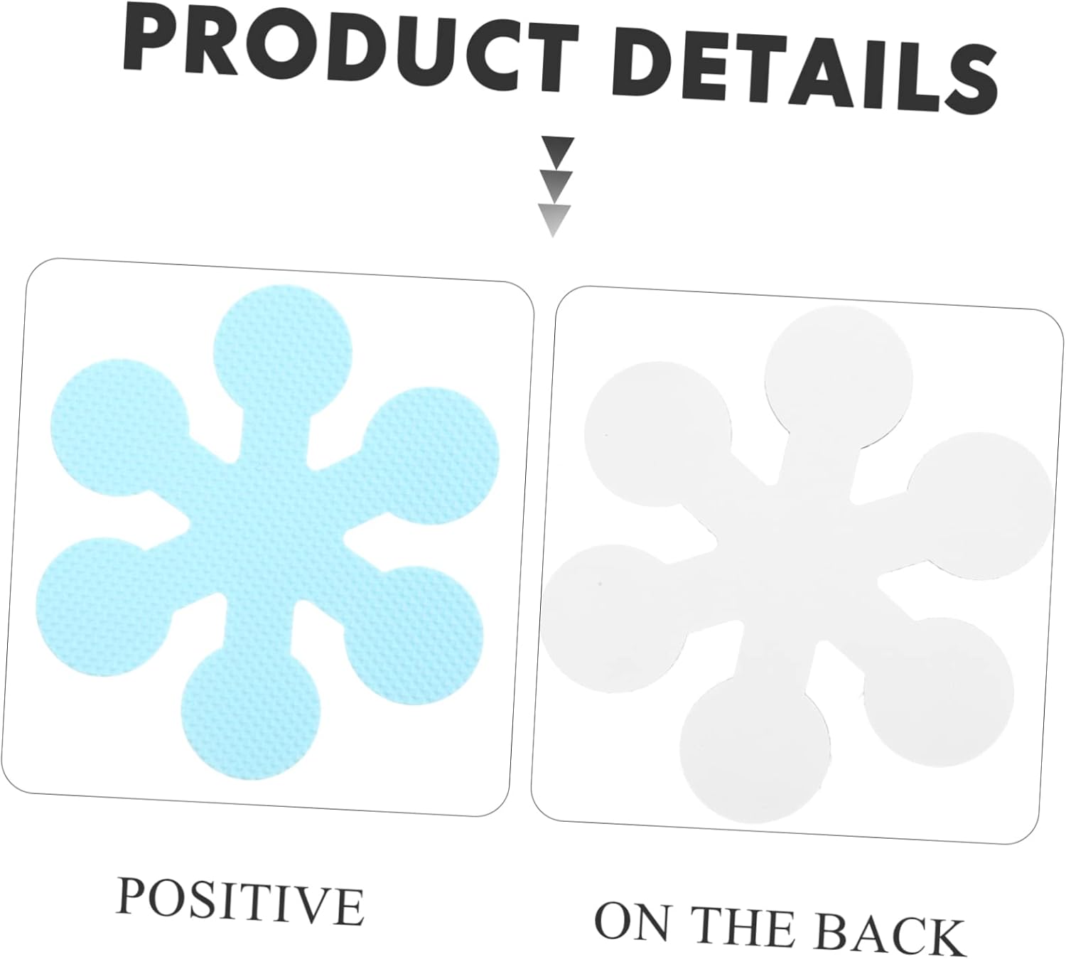 Wakauto Non Slip Bathtub Stickers Snowflake Design