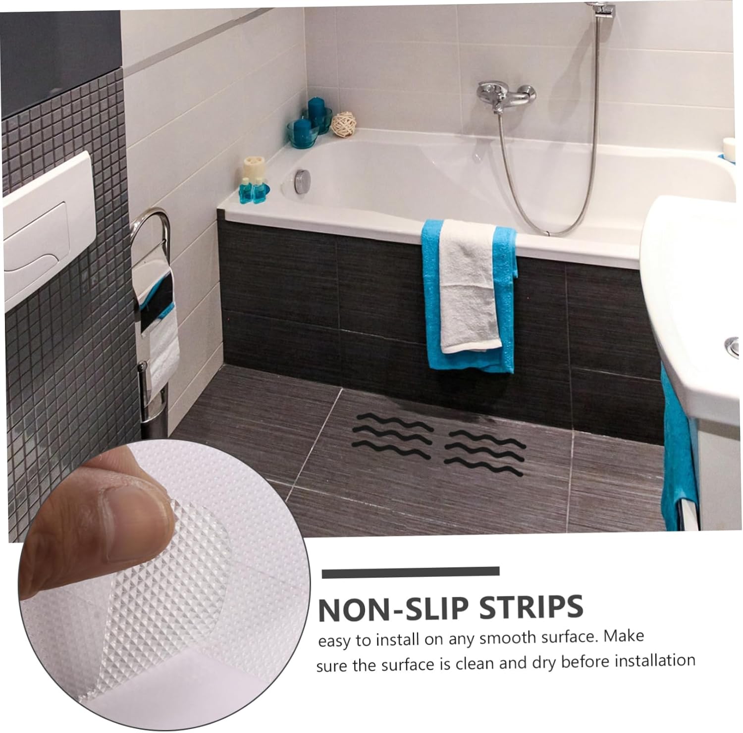 Anti-Slip Skid Stickers for Showers