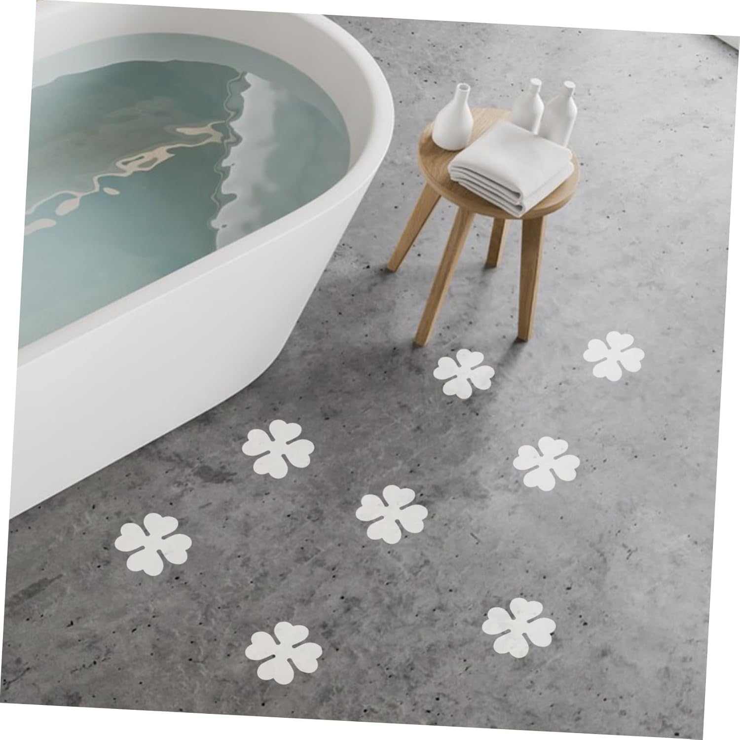 DECHOUS 12-Piece Non-Slip bathtub stickers for safe bathroom use