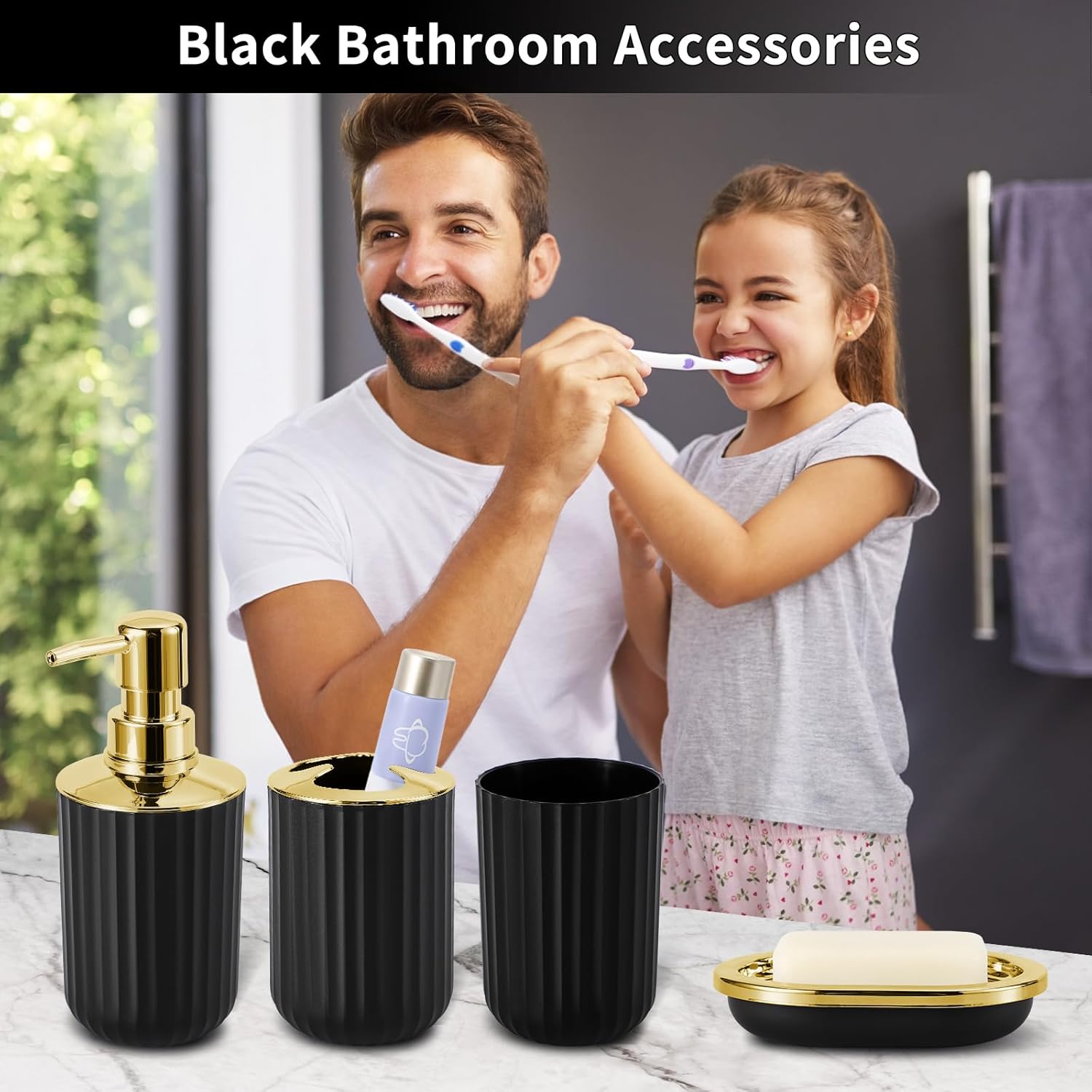 High-Quality Bath Set with Sturdy Material for Home Use