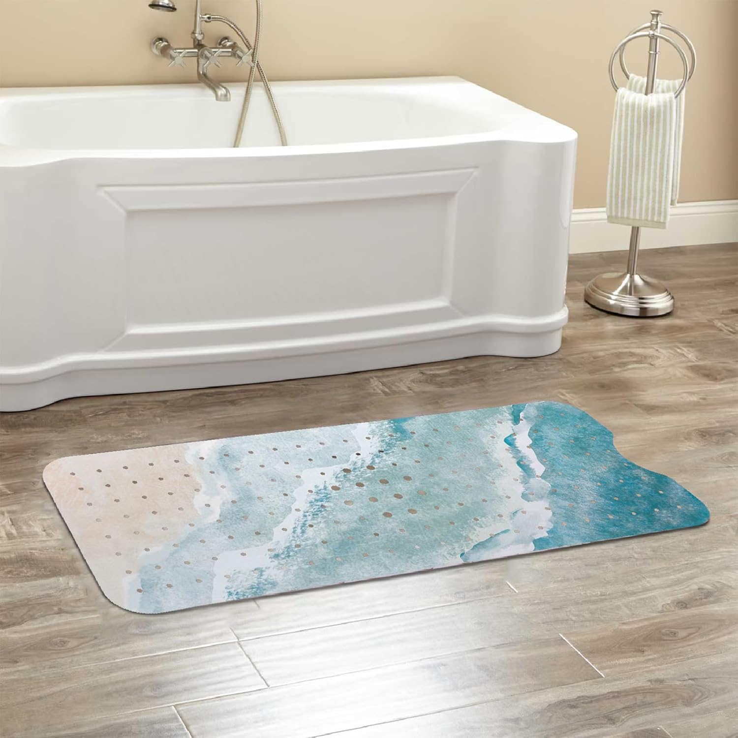 Beach Bathtub Mat for Kids Safe Fun