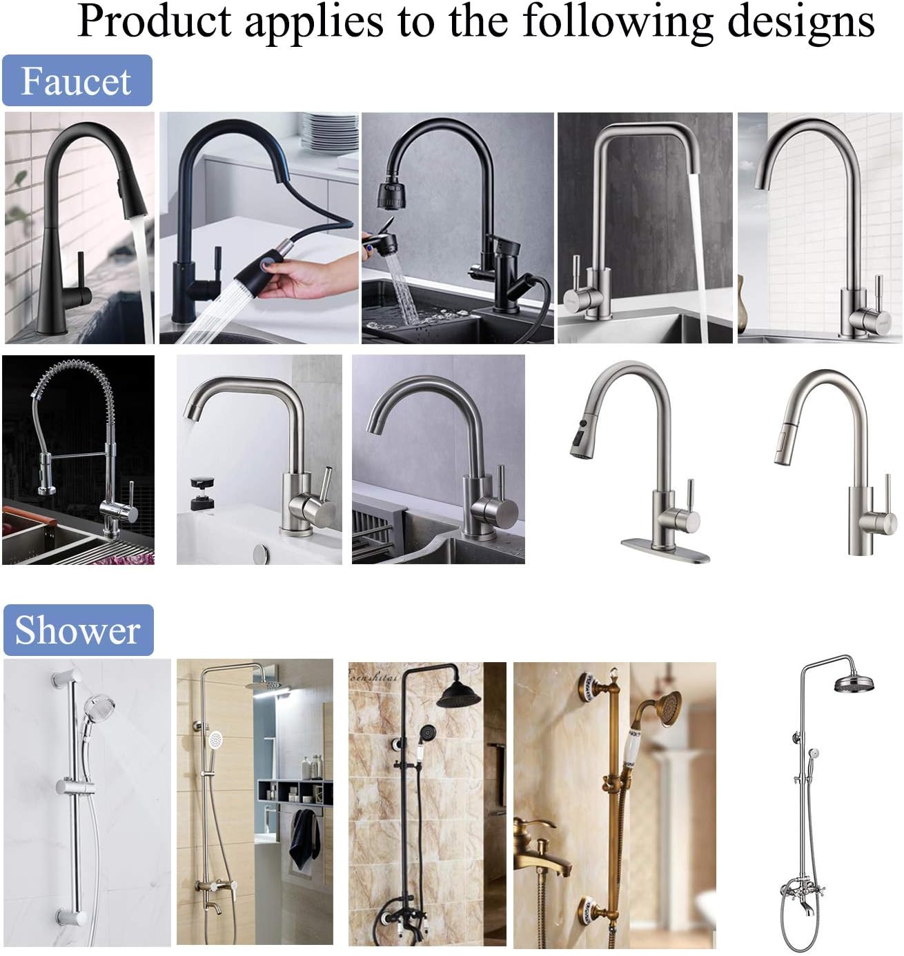 Hoinerus Shower Caddy with Bright Silver Color