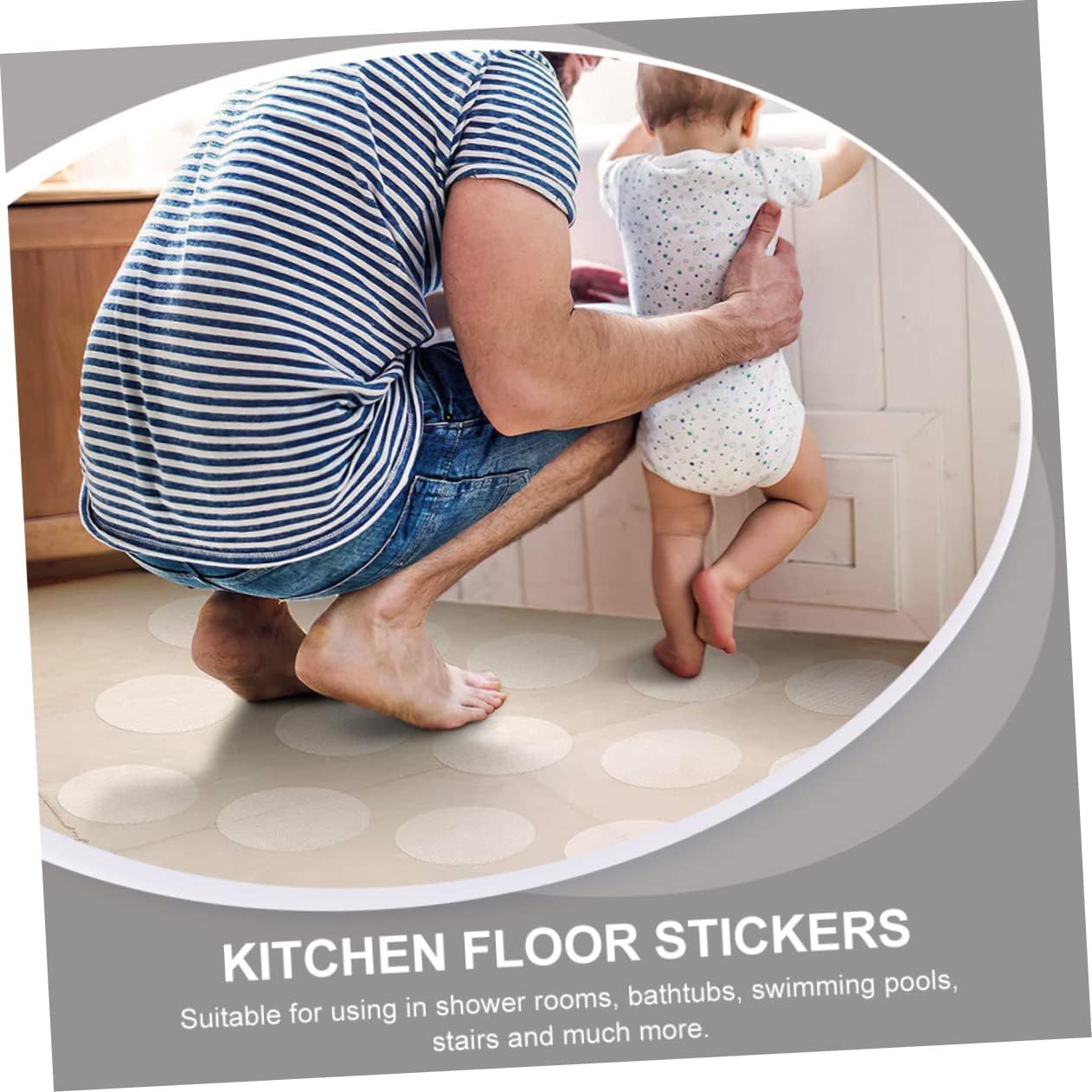 Unomor Non-Skid Bathroom Stickers