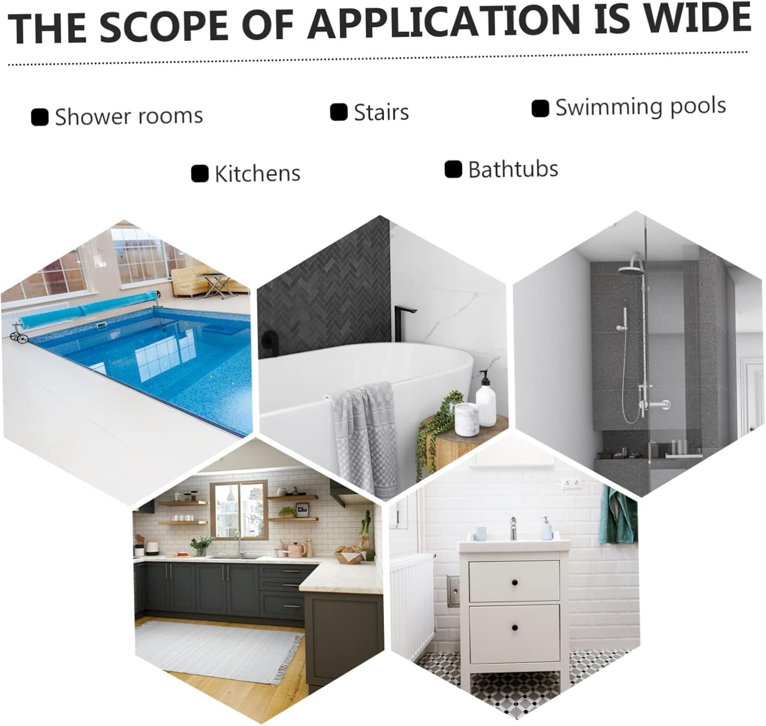 20-Piece Non-Slip bath Sticker Best for bathtub Safety