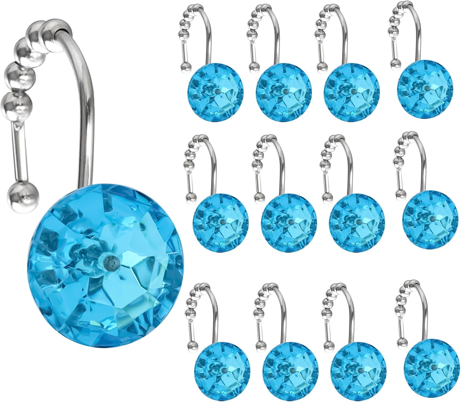 Luxury Teal Blue Crystal Hangers