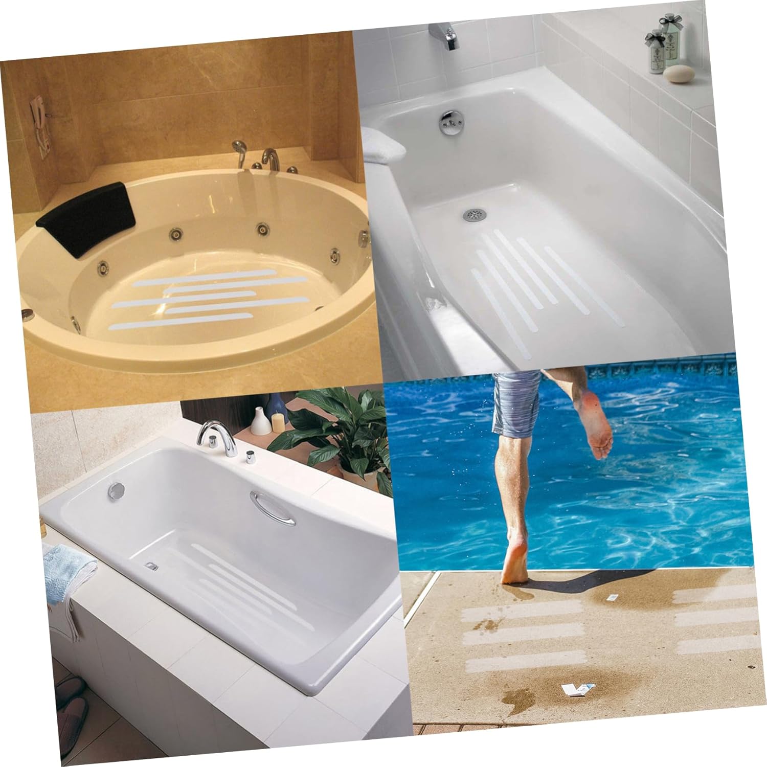 Perfect Non-Slip Bath Strips for Safety