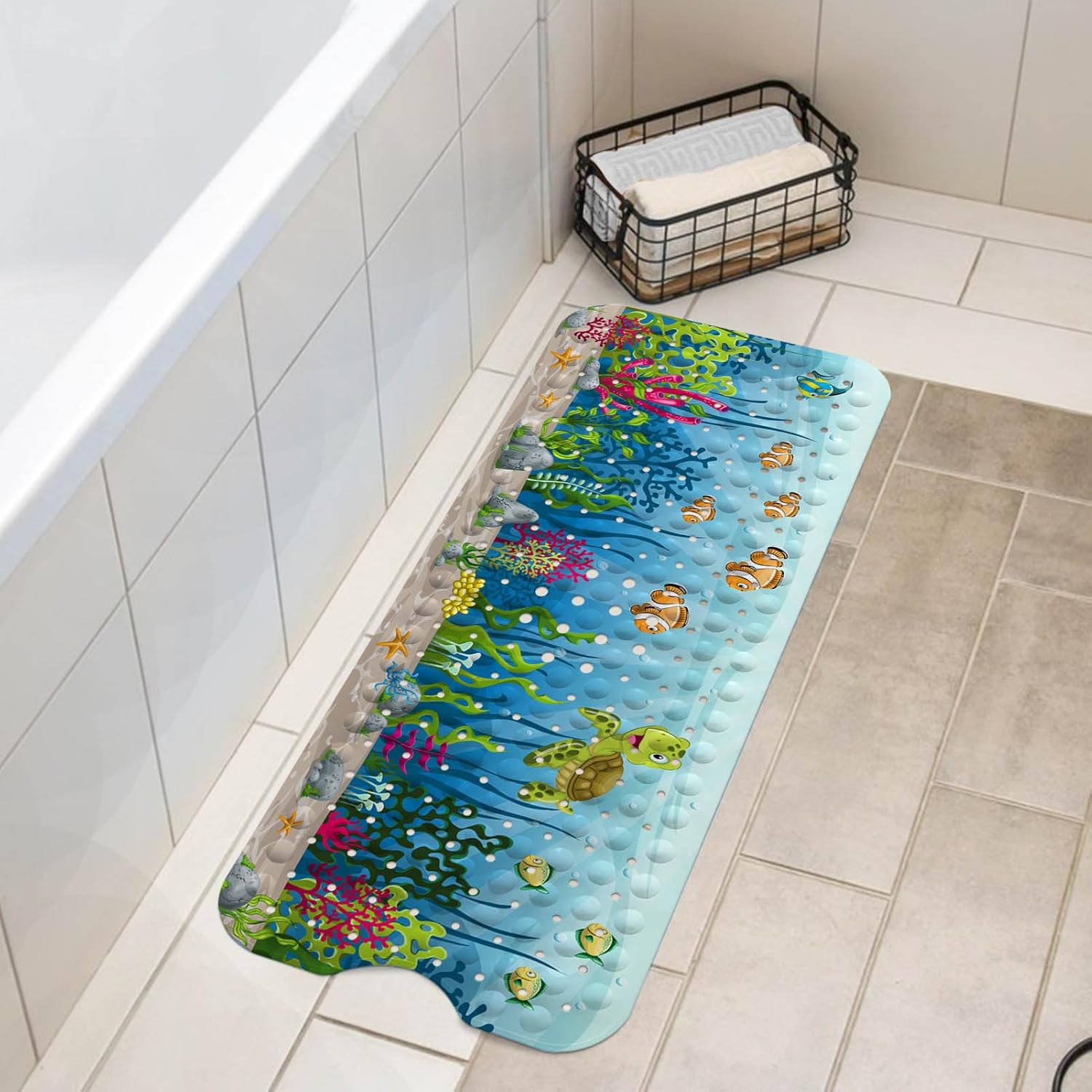 LNOND Safe Bathtub Mat for Kids