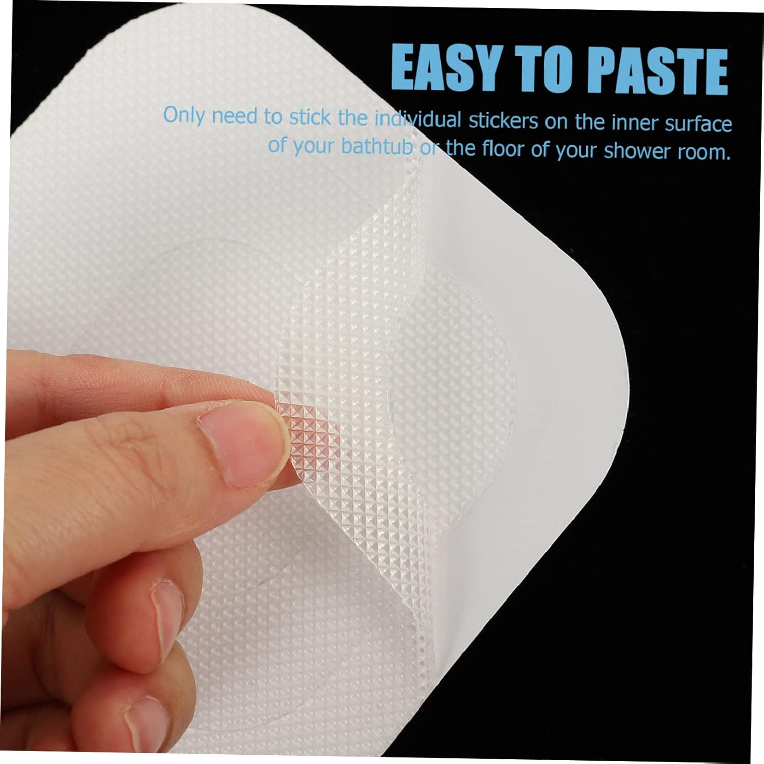 24-Piece Slip-Free Sticker Set for Bathroom Safety