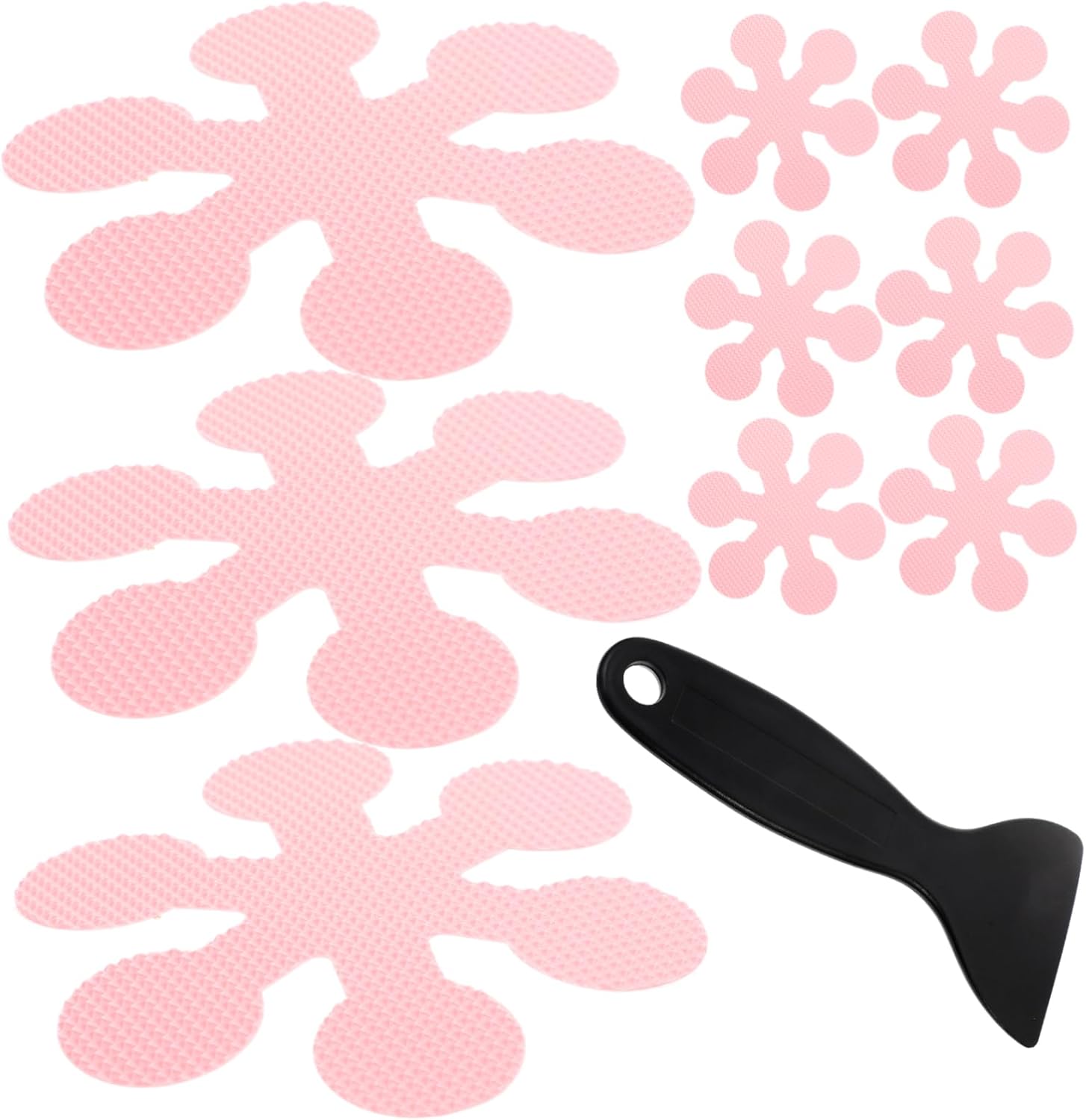 LIFKOME Bathtub Sticker Set Anti-Slip Snowflake Patterns for Safe Bathing