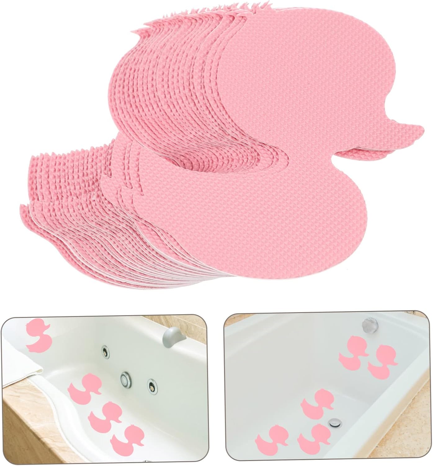 24Pcs Duck Shaped Slip Stickers for Bathrooms