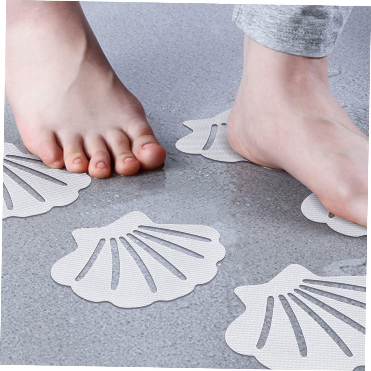 Ergonomic Non-Slip Bathroom Stickers - Perfect for Safety and Style