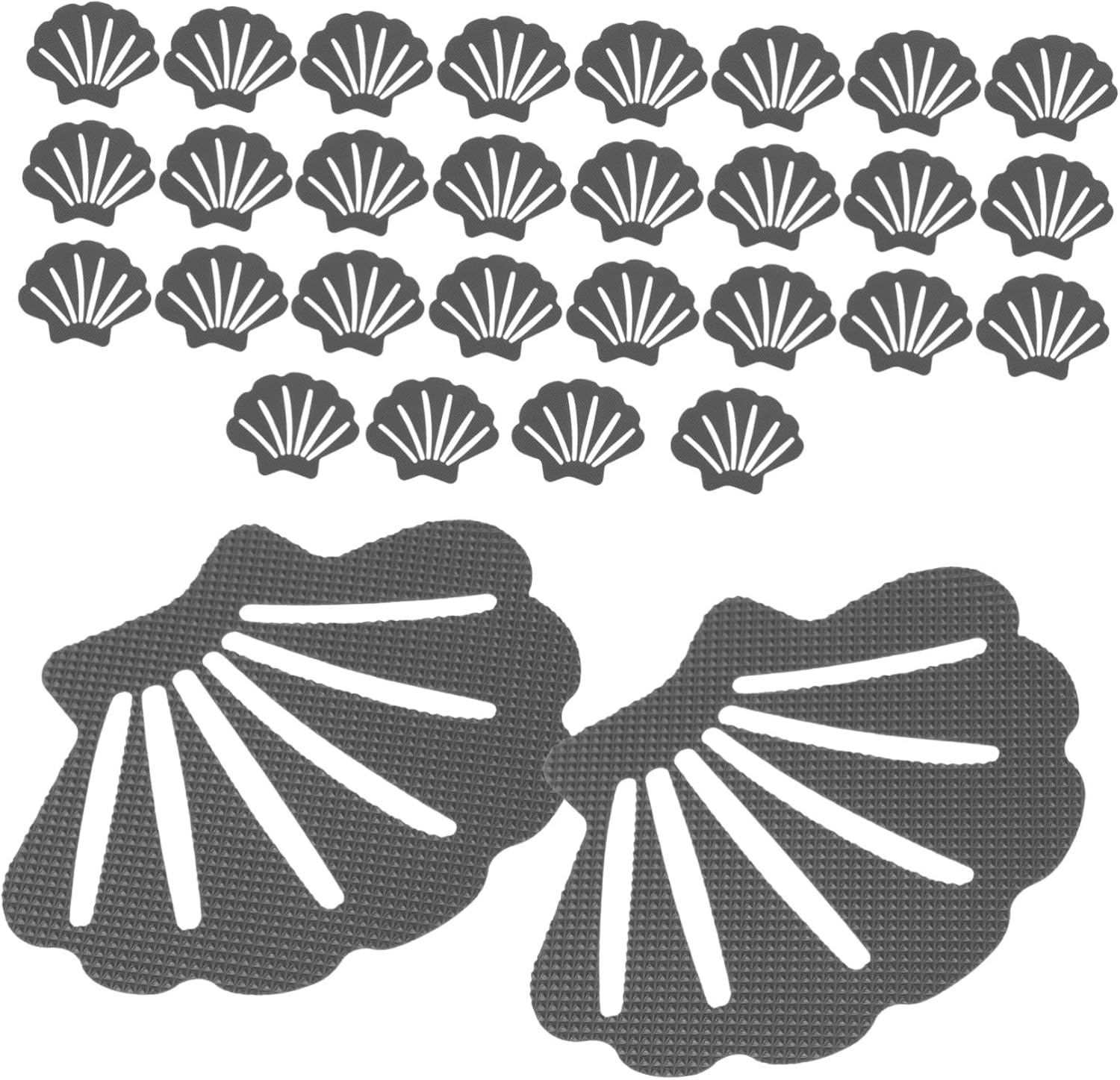 30-Piece Shell Shaped Bathtub Bath Non-Skid Stickers
