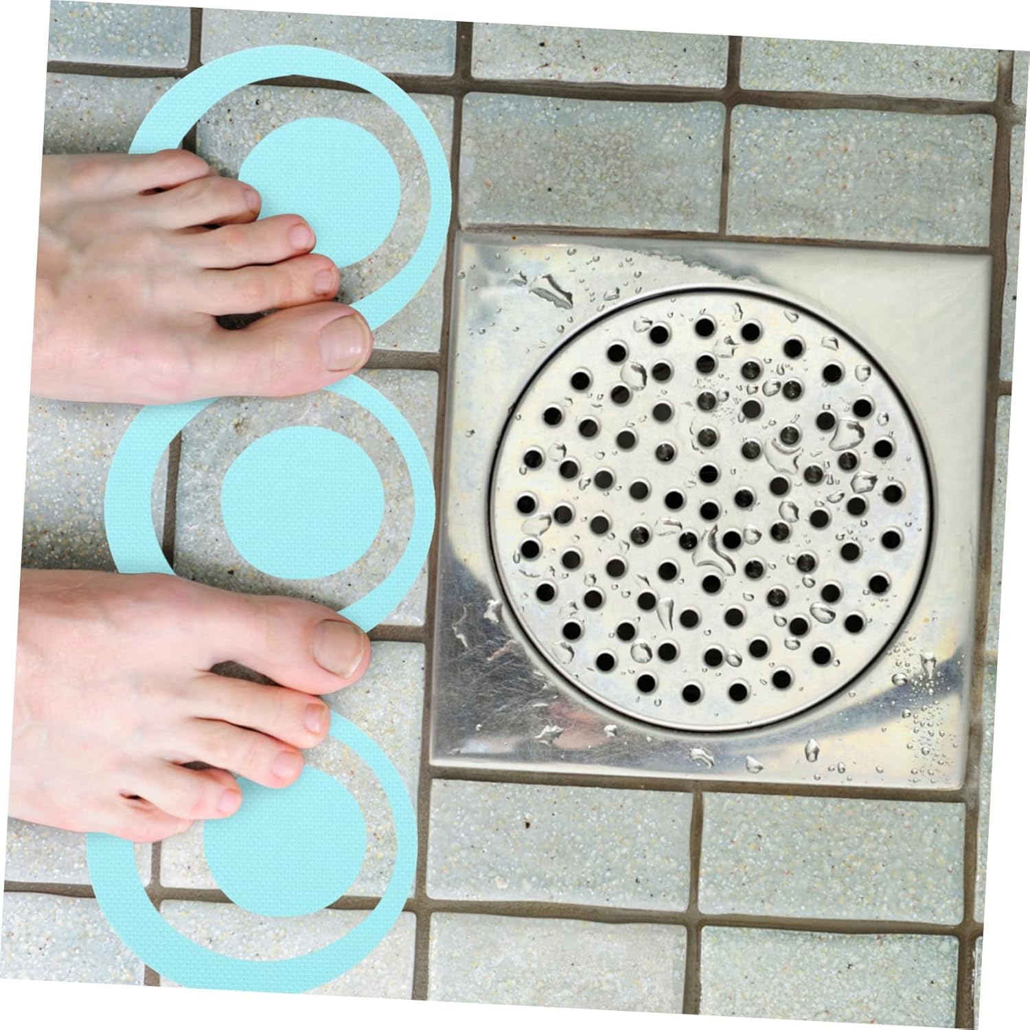 40pcs Non-Decals for Bathrooms and Showers Peva Material Anti-Skid Stickers