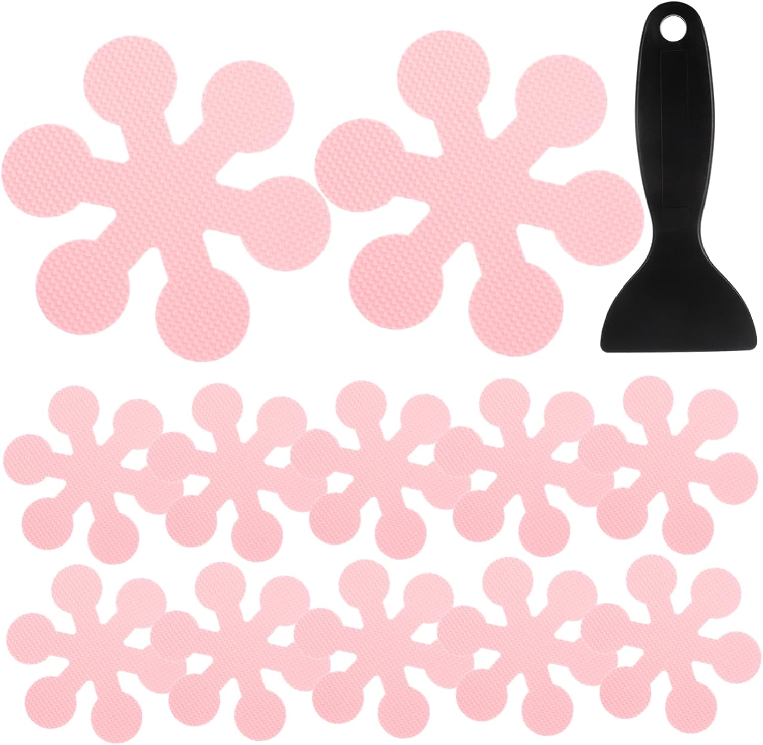 BEBEMOKO Non-Slip Shower Sticker Set for Bathrooms
