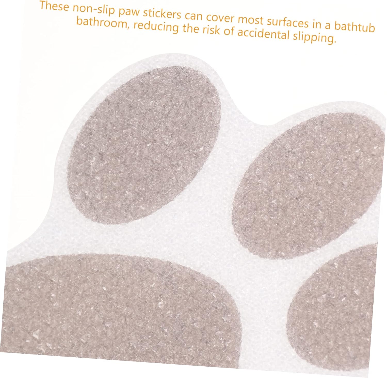 10pcs Non-Slip Paw Decals for Bathtub and Shower