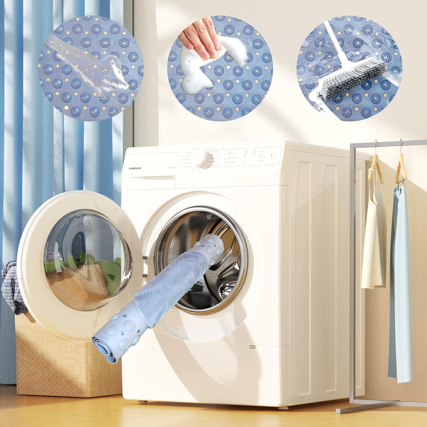 Perfect Non-Slip Shower Mat for Elderly Kids Durable Easy to Use