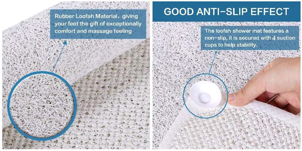 Non-Slip Earthy feud Mat for Elderly Children Safe bathing