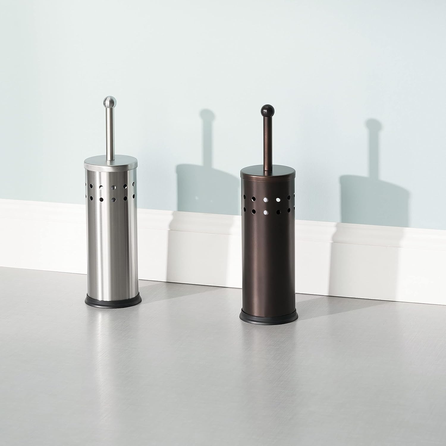 Home Basics Vented Toilet Brush Set