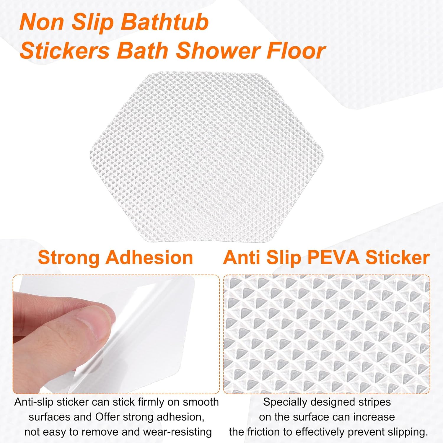HARFINGTON36-Piece Non-Slip Bathtub Sticker Set