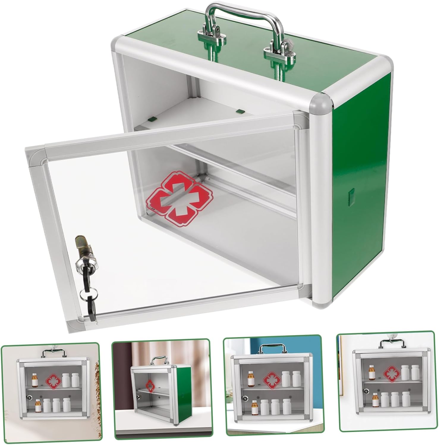Zerodeko Wall-Mounted First Aid Cabinet