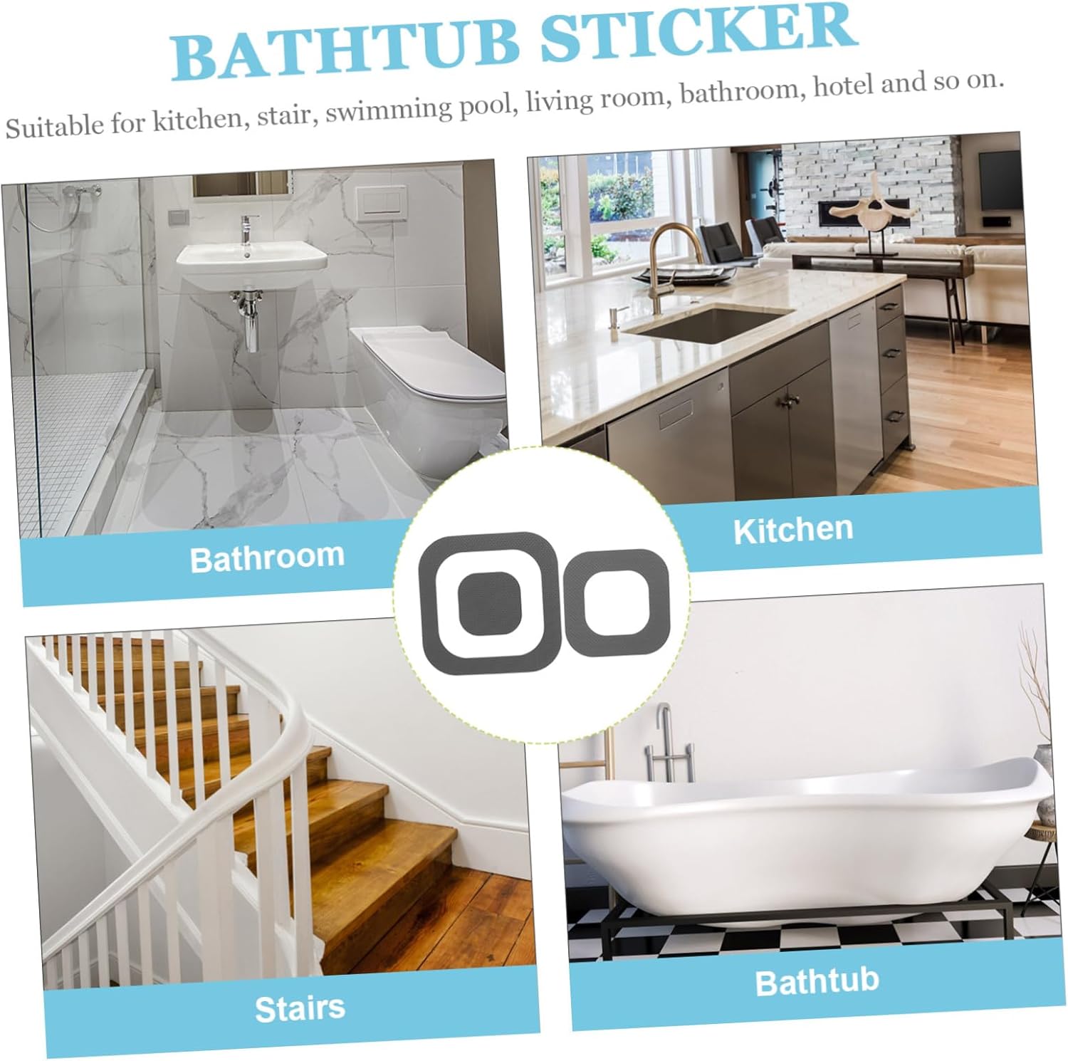Non-Slip bathtub stickers