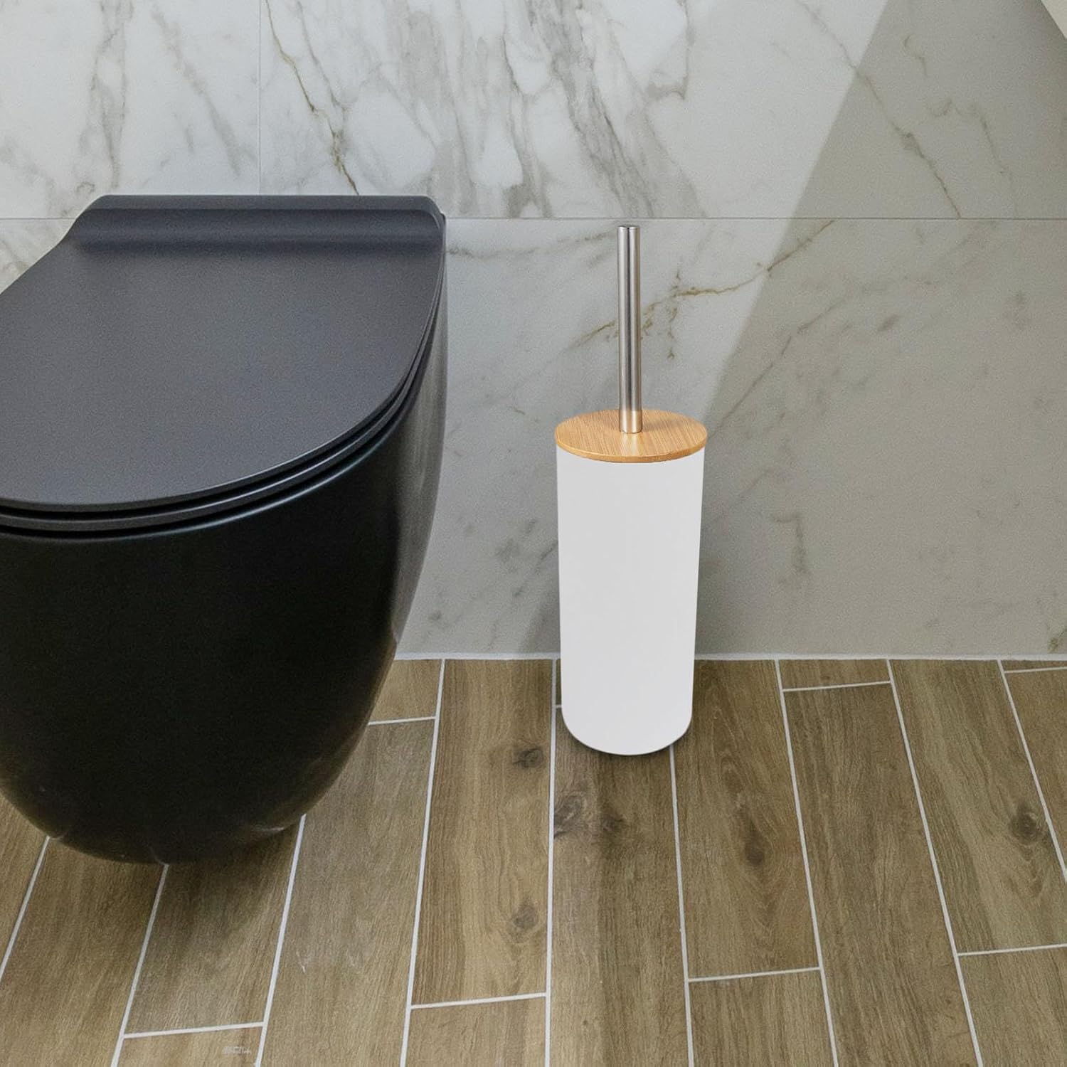 Fenteer Anti-Drip Toilet Brush Set