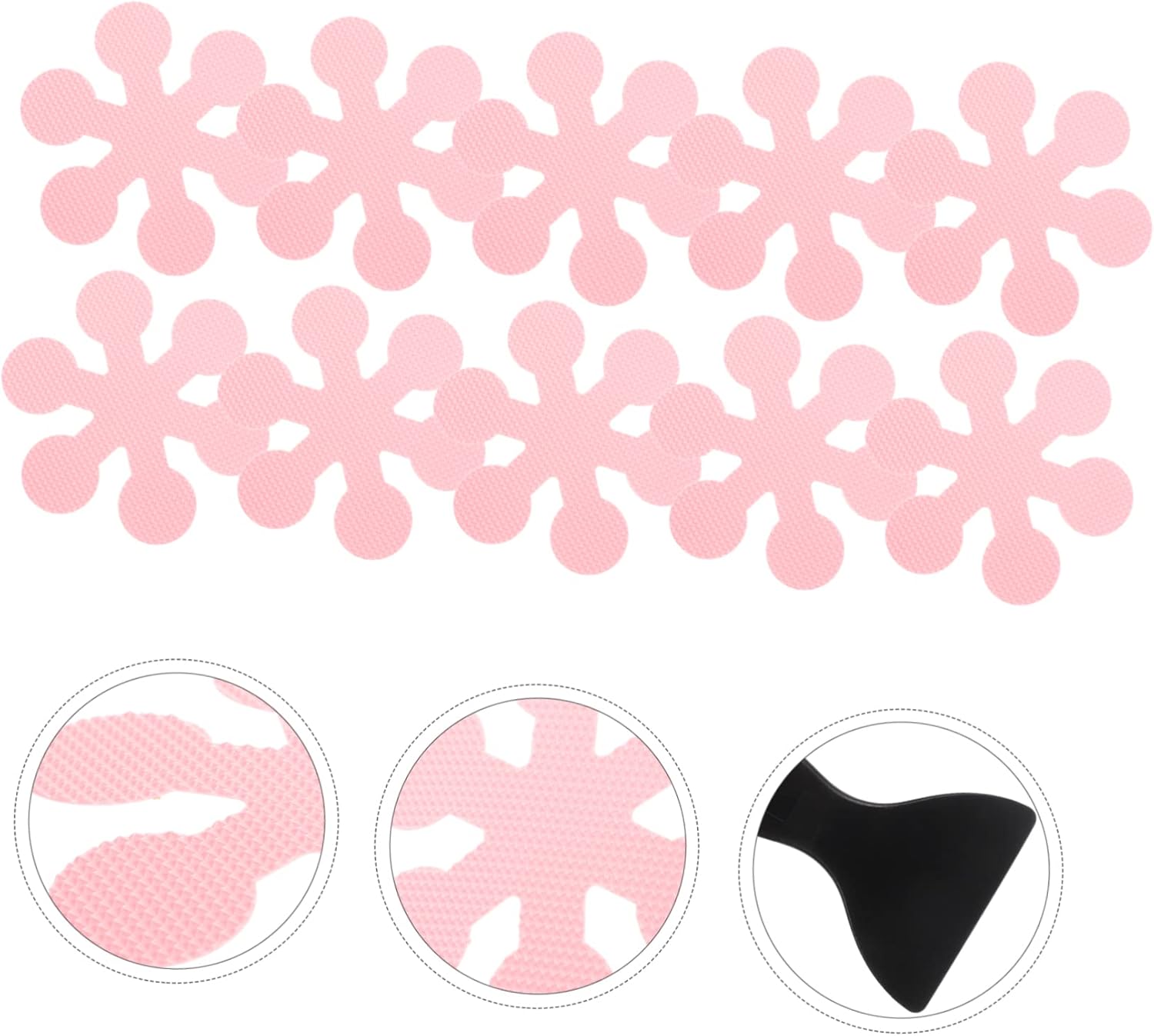 LIFKOME Bathtub Sticker Set Anti-Slip Snowflake Patterns for Safe Bathing