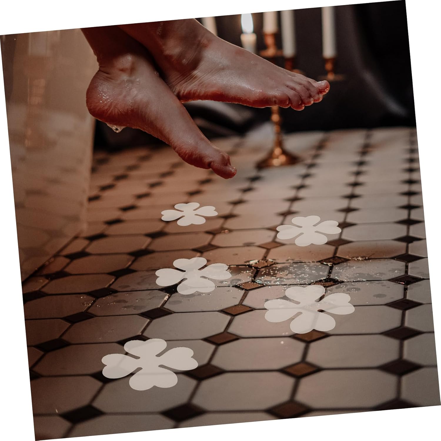 Gotcha non-slip Peva Bath Stickers for Safe Bathroom Floors