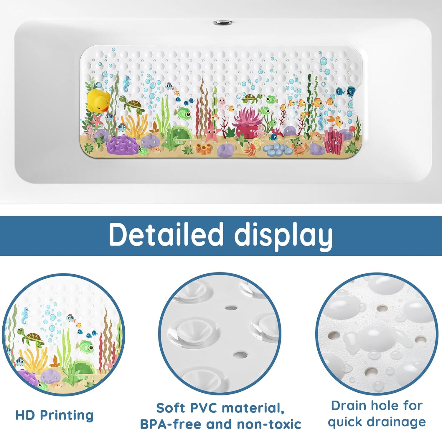 Luxury Baby Bath Mat for Fastidiously Clean Kids