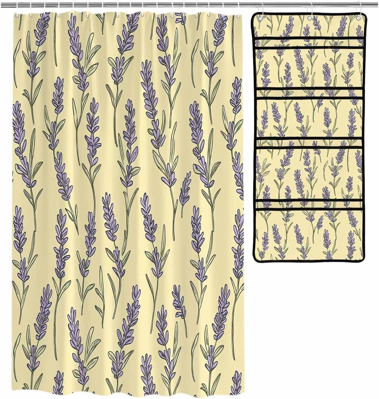 Light Yellow Bath Organizer Set
