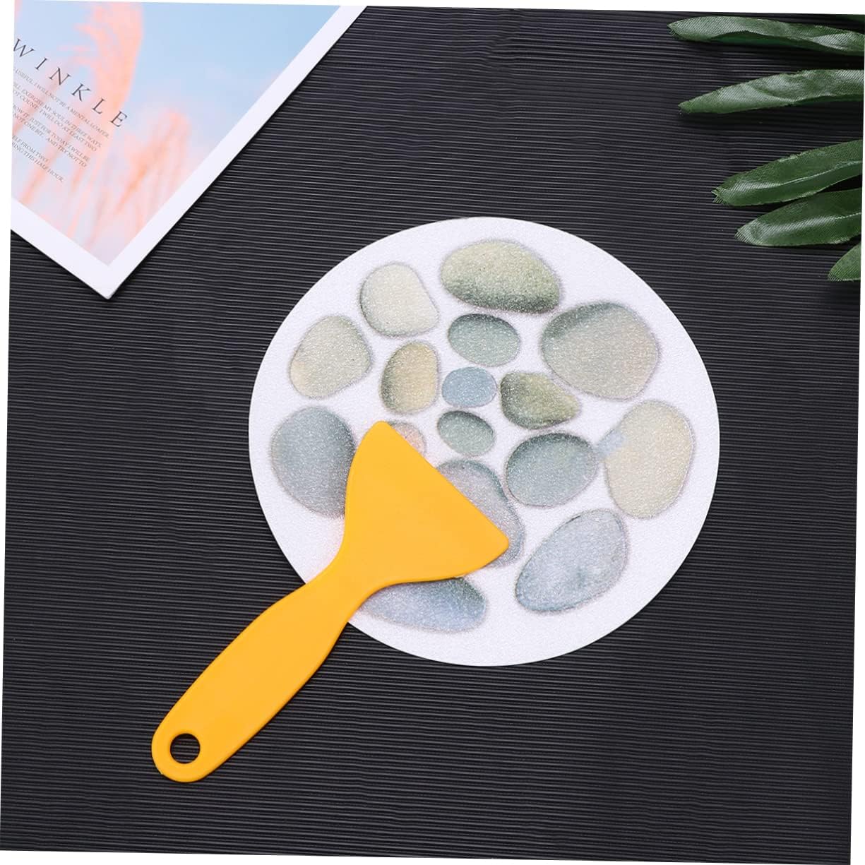 Healifty 4Pcs Stone Pattern Bath Sticker - Safe Slipping Resistant