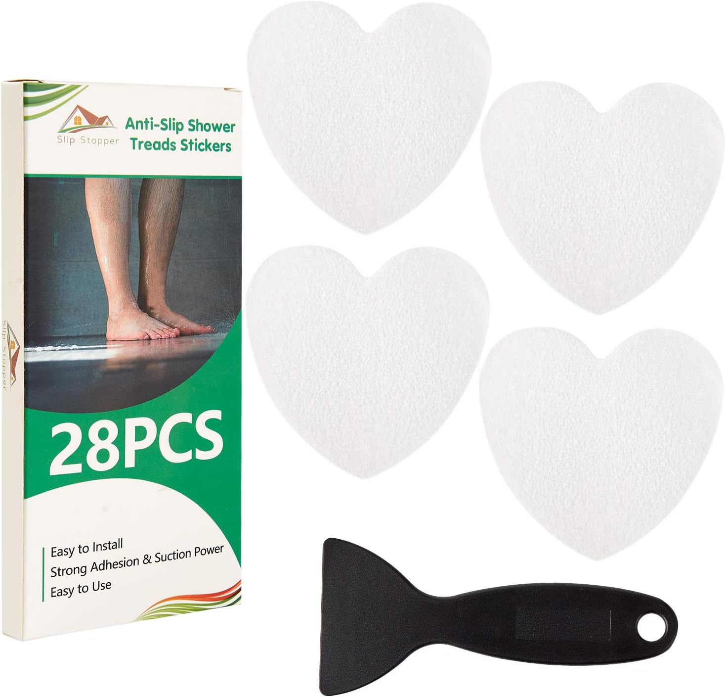Non-Slip Bathtub Stickers 28PCS Anti-Slip for Bathrooms Beyond
