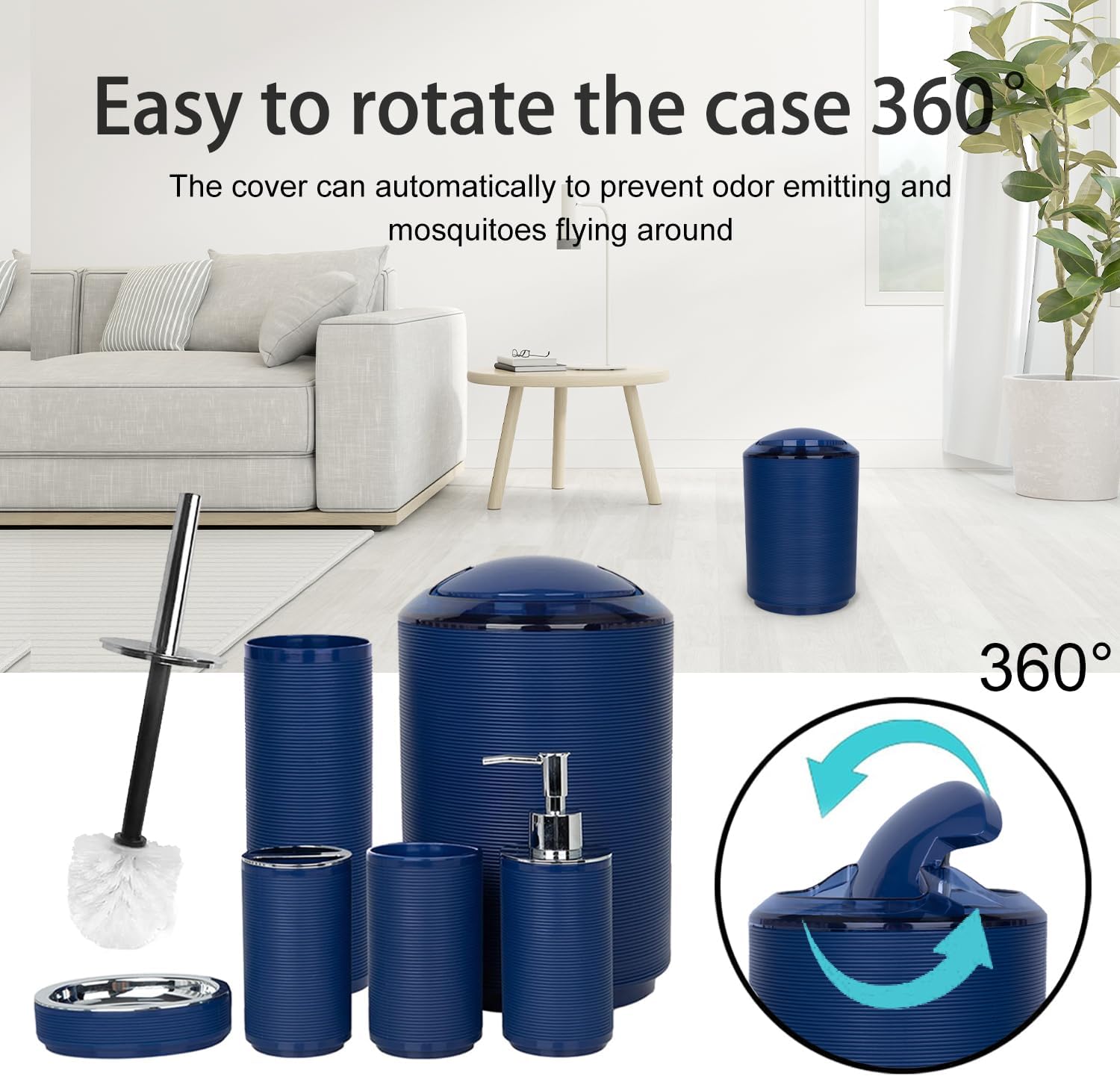 CERBIOR Trade-In bath set 6 piece bathroom accessory with premium quality