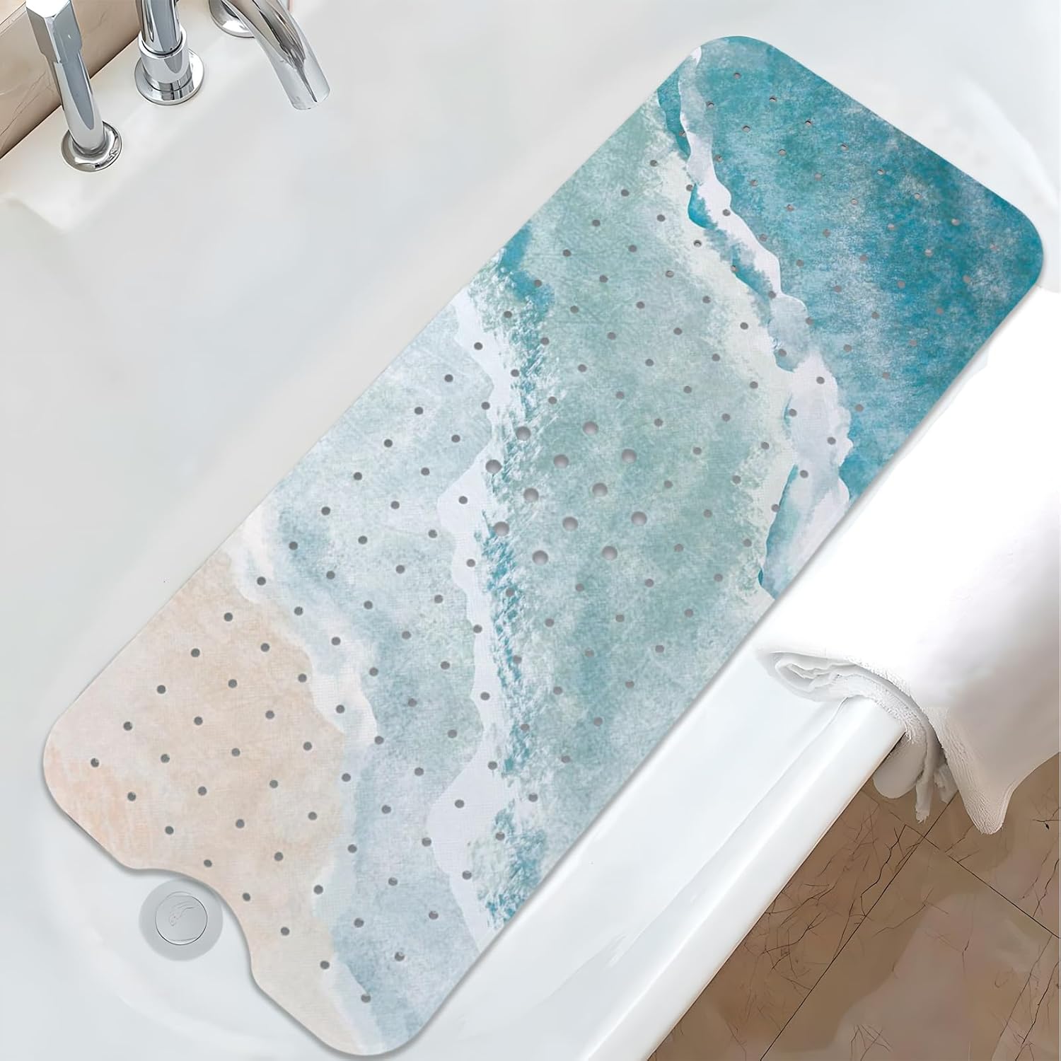Beach Bathtub Mat for Kids Safe Fun